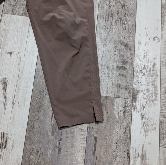 ATHLETA Brooklyn Ankle Pant Size 12 Brown - Picture 4 of 5